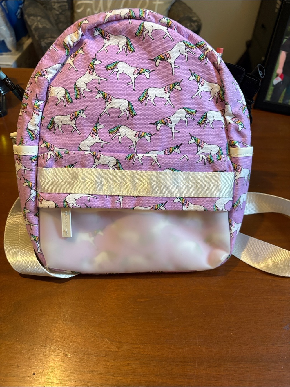 NOBO Kids Unicorn Mini Backpack - Lavender & White